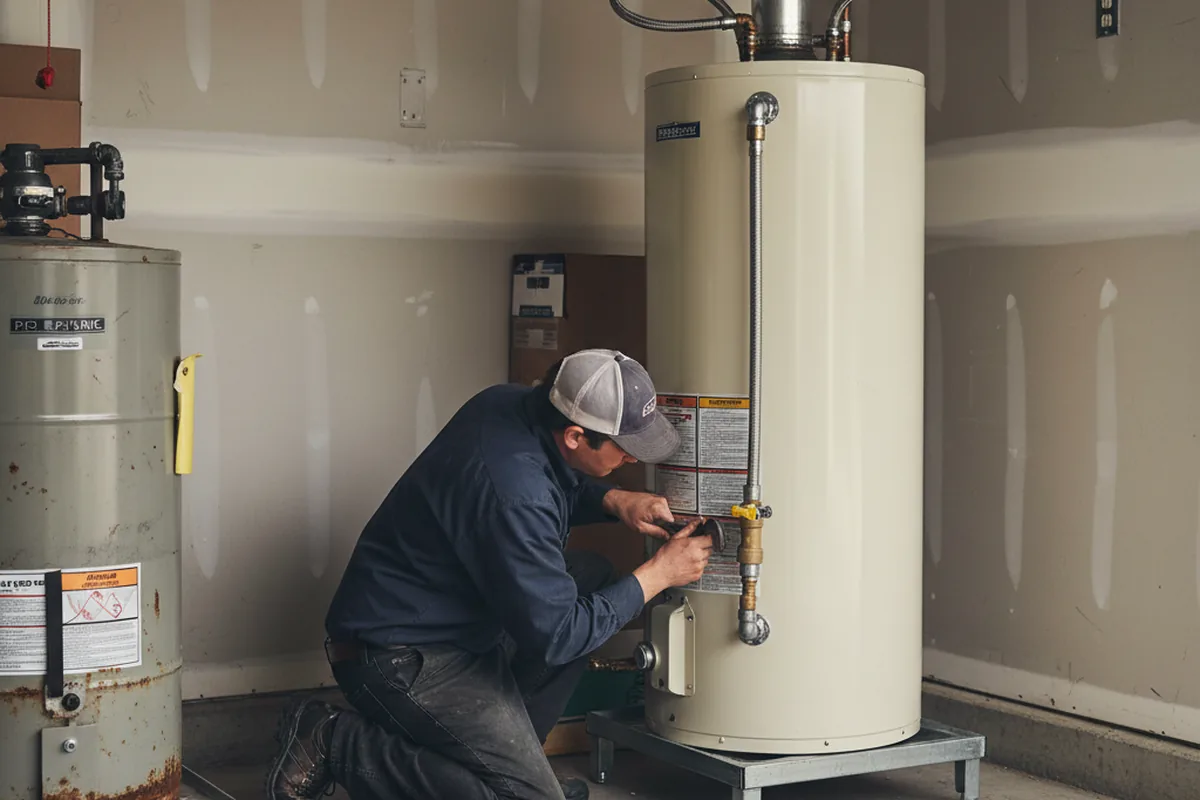 Water heater and shutoff valve replacement in Nocatee